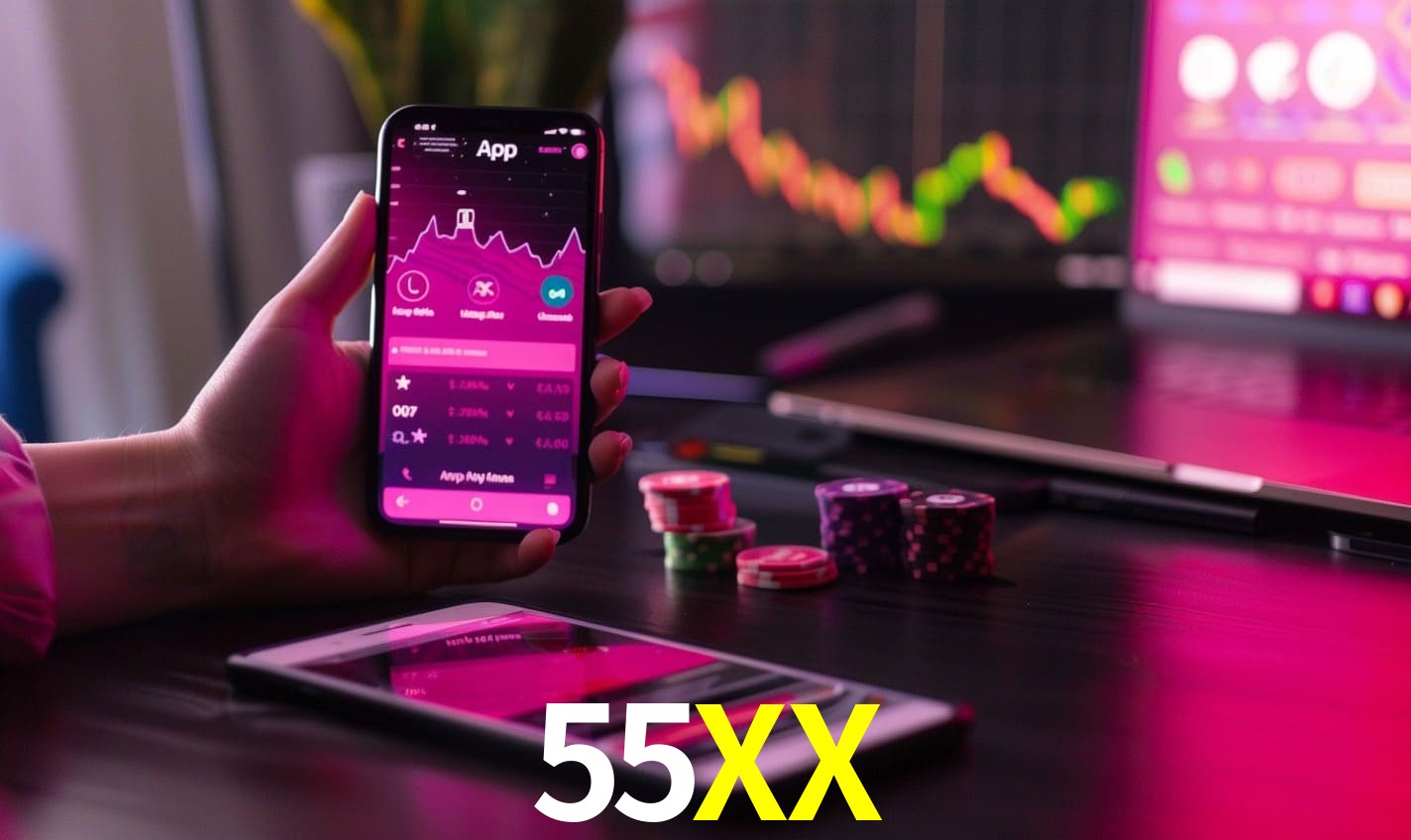 Comparação APP mobile vs versão web da 55XX